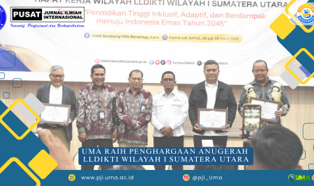 UMA Raih Penghargaan Anugerah LLDikti Wilayah I Sumatera Utara